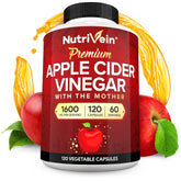 Nutrivein front packaging showing bottle and 120 capsule count for convenience