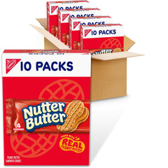 Nutter Butter front packaging showing bulk snack case and benefits