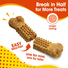 Nylabone close-up of real chicken texture highlighting flavor appeal