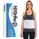 NYOrtho front view showing full 9 inch abdominal support and stable fit