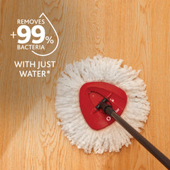 O-Cedar microfiber strands texture detail for deep dirt pickup