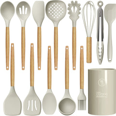 oannao khaki set front packaging showing included utensils and benefits
