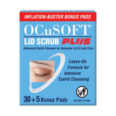 OCuSOFT front packaging showing product name and bonus pads benefit
