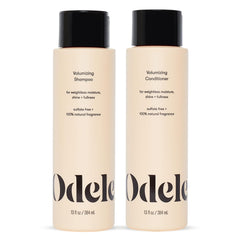 Odele front packaging showing set and benefit of lightweight volume