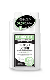 Odorcide front label on 16 oz bottle showing product name and scent benefit