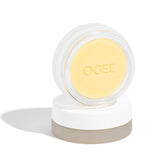 Ogee brush wash bar front jar showing compact travel container and brand benefit