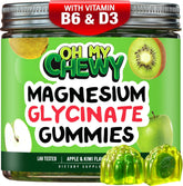 OH MY CHEWY front packaging showing product and benefits