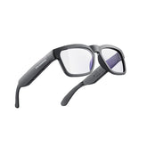 OhO Sunshine front view of smart glasses showing frame and audio benefits
