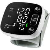 Oklar wrist monitor front view showing clear display and buttons for easy reading