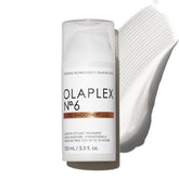 Olaplex N°.6 bottle front view showing sleek packaging and easy dispensing