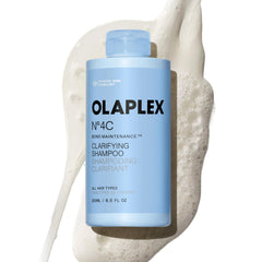 Olaplex bottle front view showing 250 mL and branding, highlights professional quality