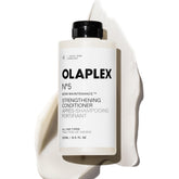 Olaplex N°.5 front packaging showing clean bottle and label benefits