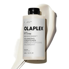 Olaplex N°.5FINE front packaging showing bottle and label benefits