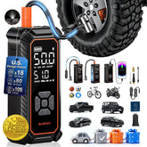 OlarHike front view showing compact portable inflator and controls for quick identification and convenience