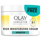 Olay front jar showing label and clean packaging for easy identification and trust