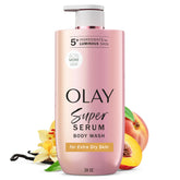 Olay front packaging 28oz showing product and benefits for luminous skin