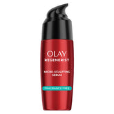 Olay front packaging showing bottle and box, clear product visibility and trust