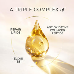 Olay product label ingredient list highlighting Triple Complex actives for clarity