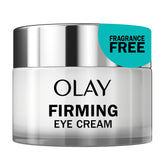 Olay jar front view showing clear label and compact benefit