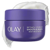 Olay jar front view showing clean design and 2 oz size benefit