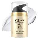 Olay Total Effects front packaging showing clean design and product benefit