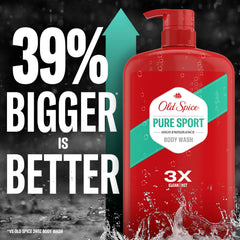 Old Spice lather on loofah demonstrating rich foam and effective cleansing benefit