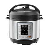 OLIXIS front stainless steel cooker showing compact footprint and durable build benefits