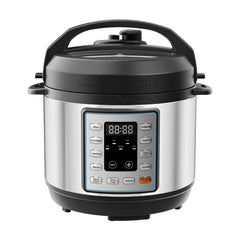 OLIXIS front stainless steel cooker showing compact footprint and durable build benefits