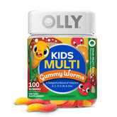 OLLY front packaging showing bottle and label, clear product presentation and benefits