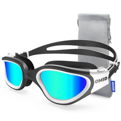 OMID front view showing goggles and polarized lens benefit glare reduction
