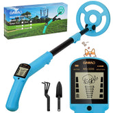 OMMO detector front view showing controls and azure color for easy use