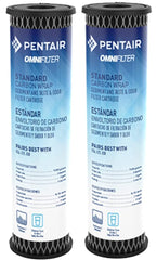 OMNIFilter TO1 front packaging showing cartridge pair and model for easy replacement