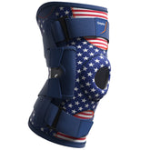 Omples front view brace showing full support and easy on-off benefit
