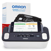 OMRON Complete front view showing display and buttons for easy readings