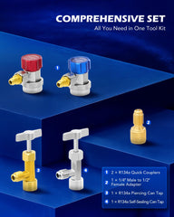 Orion Motor Tech color-coded 5 ft hoses for clear safe service connections