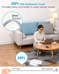 One Beat top view of four-sided outlet layout preventing blocked sockets