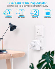 One Beat adapter side detail showing USB-A and USB-C ports for faster device charging