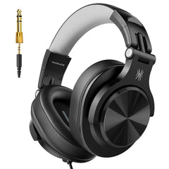 OneOdio A71D front view showing ear cups and headband, highlighting professional appearance