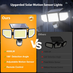 Onforu mounted on wall at night demonstrating clear security illumination