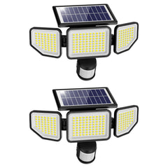 Onforu three-heads front view showing wide coverage and bright output