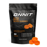 ONNIT front packaging showing bottle and label, clear benefit of convenience