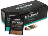 ONNIT front packaging showing the complete 30-day Total Human supply and convenience