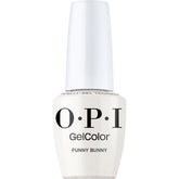 OPI Funny Bunny front bottle showing shade and glossy benefit