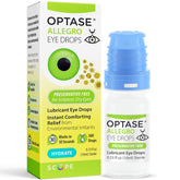 Optase Allegro front packaging showing product and benefits