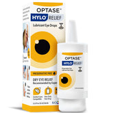 Optase HYLO front view showing compact bottle and clear branding for portable hydration