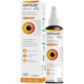 Optase Protect front packaging showing bottle and label for recognizable care