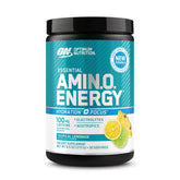 Optimum Nutrition tub front view showing product branding and flavor benefit