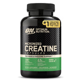 Optimum Nutrition bottle front view showing branding and capsule benefit