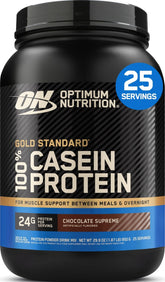 Optimum Nutrition front packaging showing container and flavor benefit
