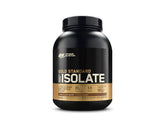Optimum Nutrition front tub showing chocolate flavor and fast absorption